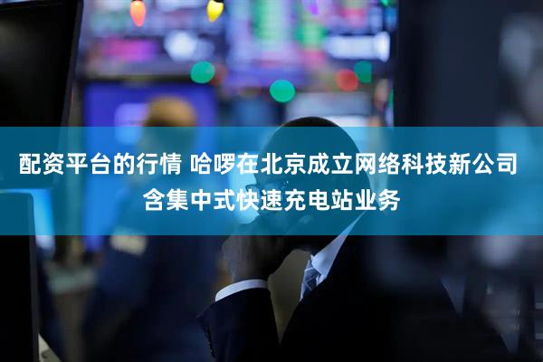 配资平台的行情 哈啰在北京成立网络科技新公司 含集中式快速充电站业务