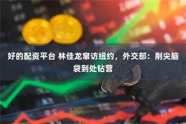 好的配资平台 林佳龙窜访纽约，外交部：削尖脑袋到处钻营
